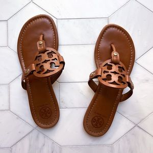 Tory Burch Leather Miller Sandal